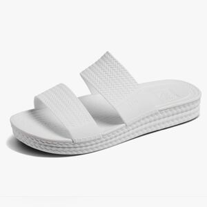 REEF 'Water Vista Slide' White Womens Size 9 NWT